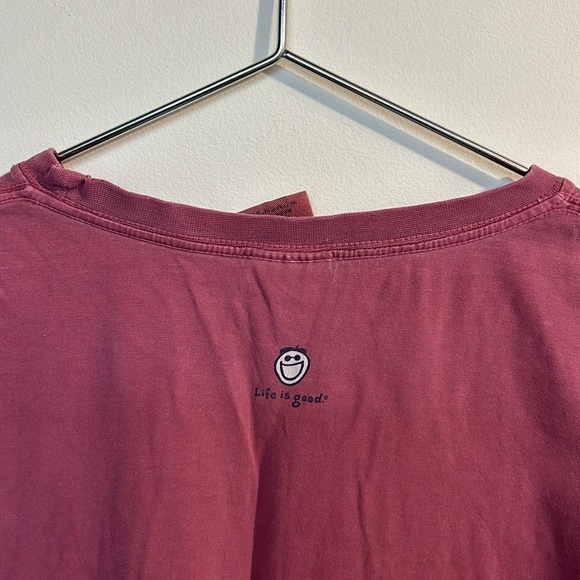 Life is good brand long sleeve shirt, size XL, color pink - Picture 6 of 7